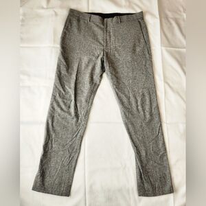 Men's Wool and Silk Blend Club Monaco Sutton Slim Fit Pants Size 36